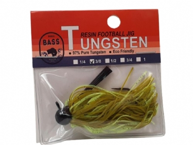 BIGGEN BASS TUNGSTEN RESIN FOOTBALL JIG 1/4OZ